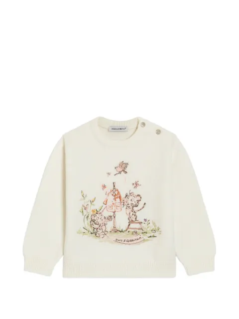 Dolce & Gabbana Kids virgin-wool pullover