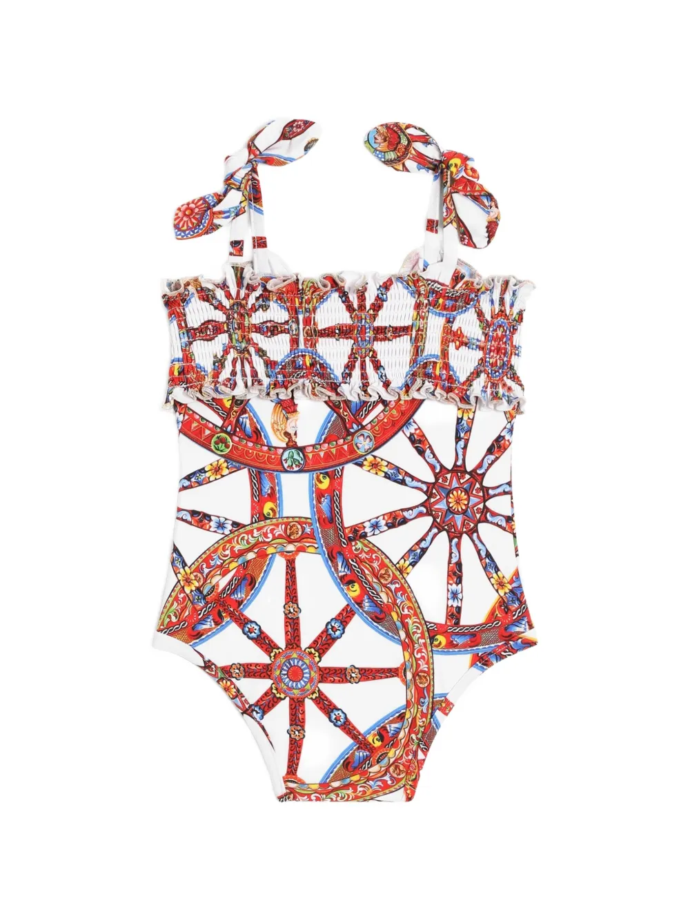 Dolce & Gabbana Kids Badpak met print Wit
