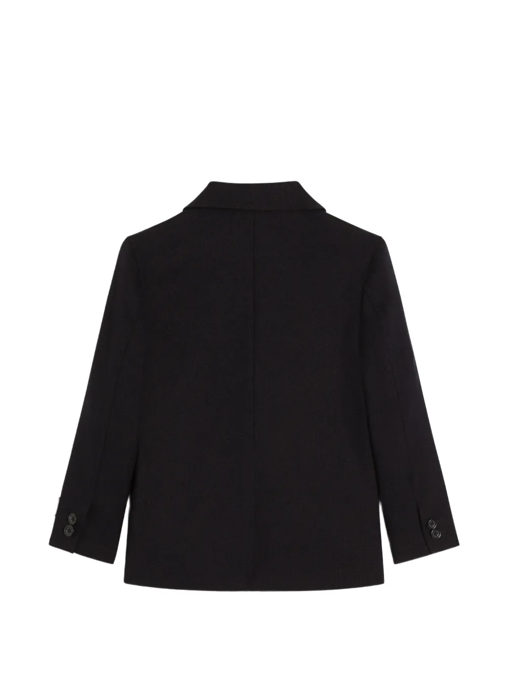 Dolce & Gabbana Kids single-breasted wool blazer Zwart