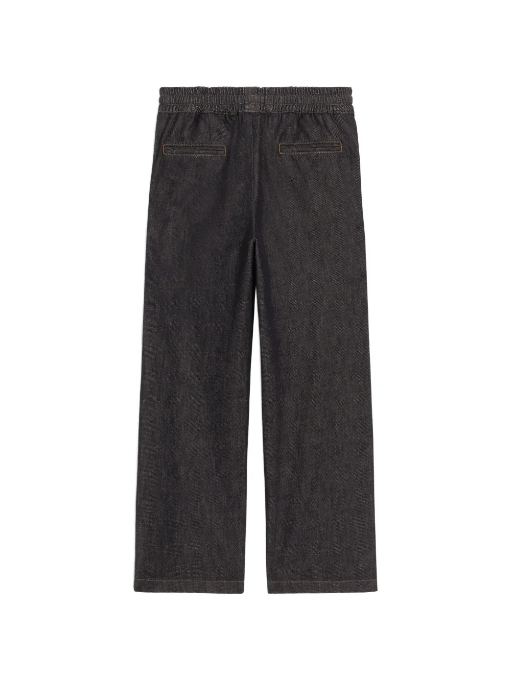 Dolce & Gabbana Kids Spijkerstof trainingsbroek Zwart