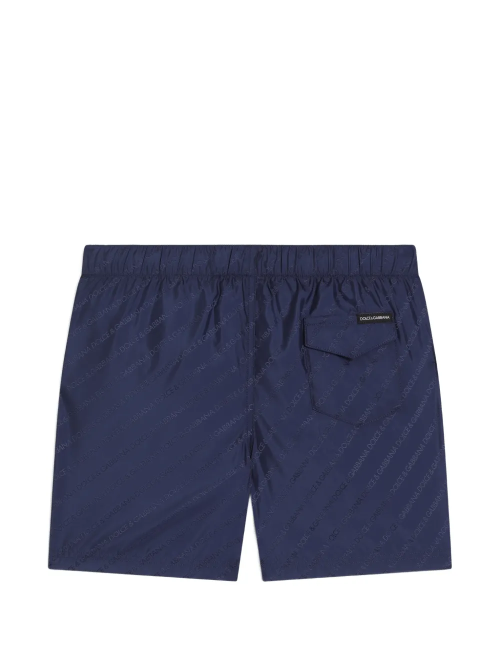 Dolce & Gabbana Kids Boxershorts met logo-jacquard Blauw