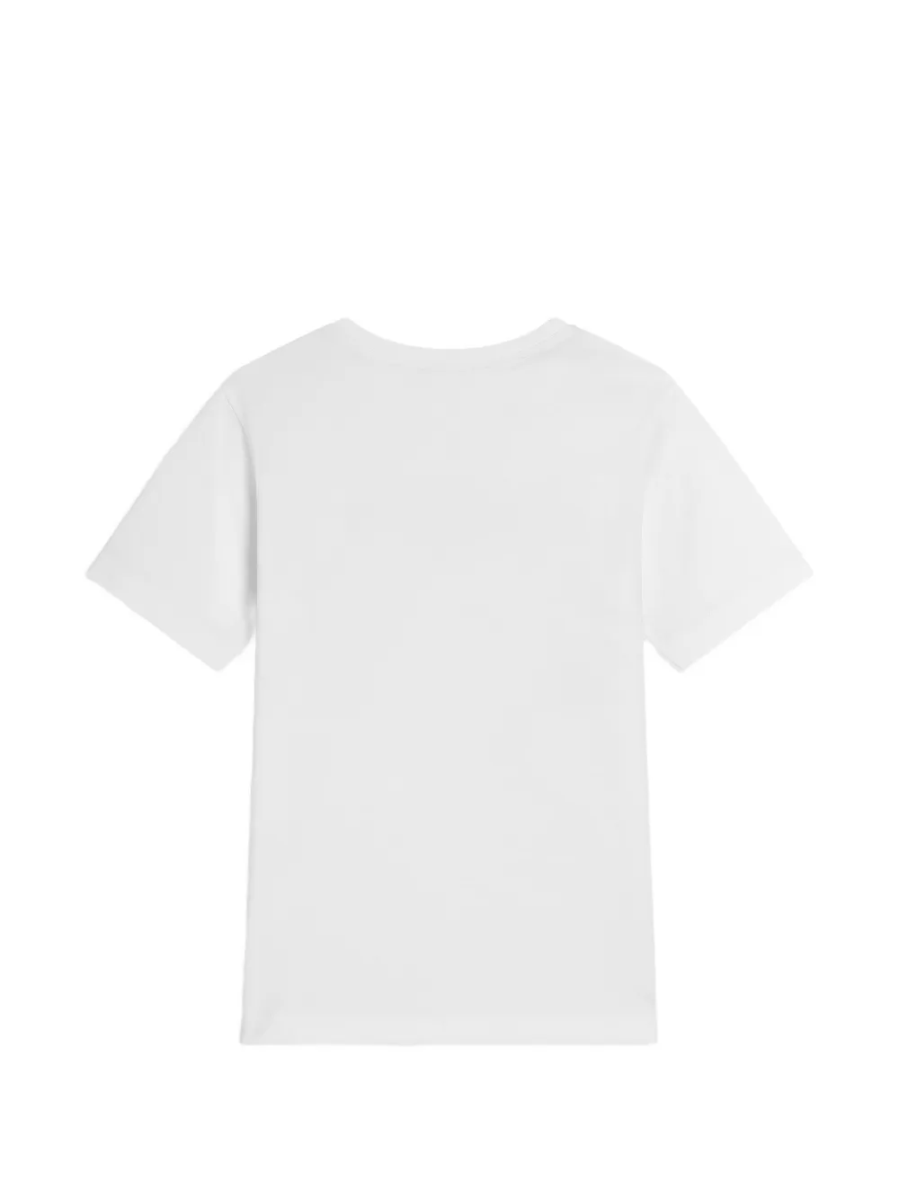 Dolce & Gabbana Kids Jersey T-shirt met logo Wit