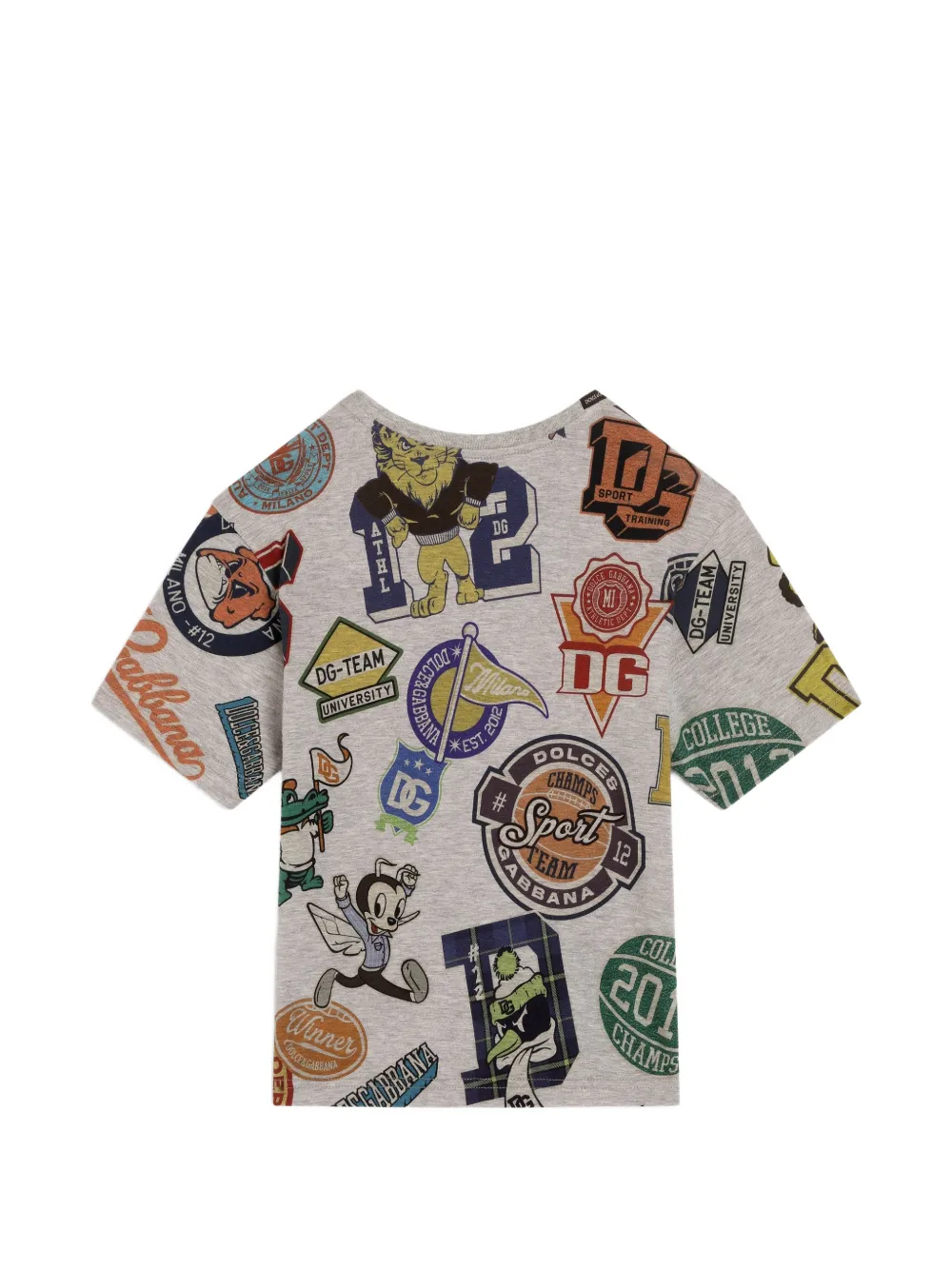 Dolce & Gabbana Kids Jersey T-shirt Grijs