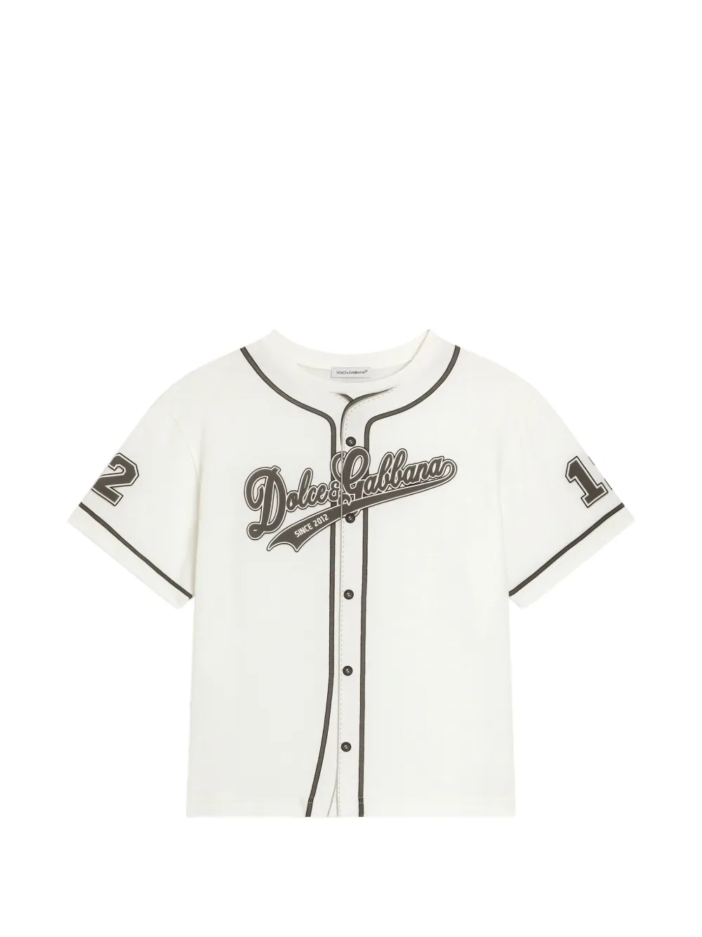 Dolce & Gabbana Kids T-Shirt mit Logo - Weiß