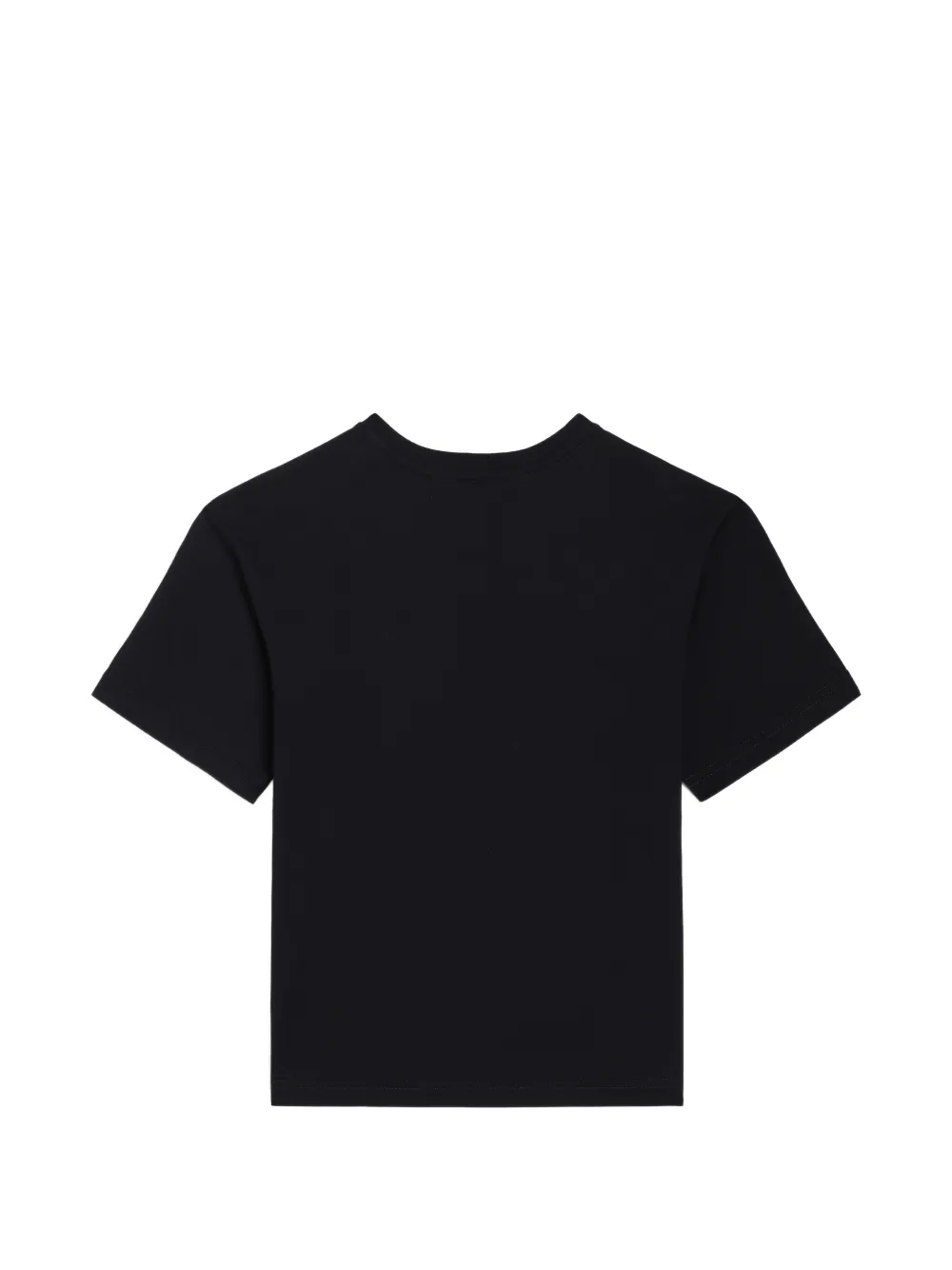 Dolce & Gabbana Kids Jersey T-shirt met logo Blauw