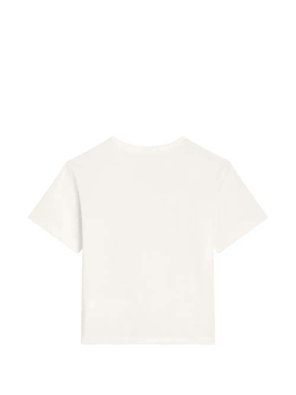 Dolce & Gabbana Kids Jersey T-shirt met logo Wit