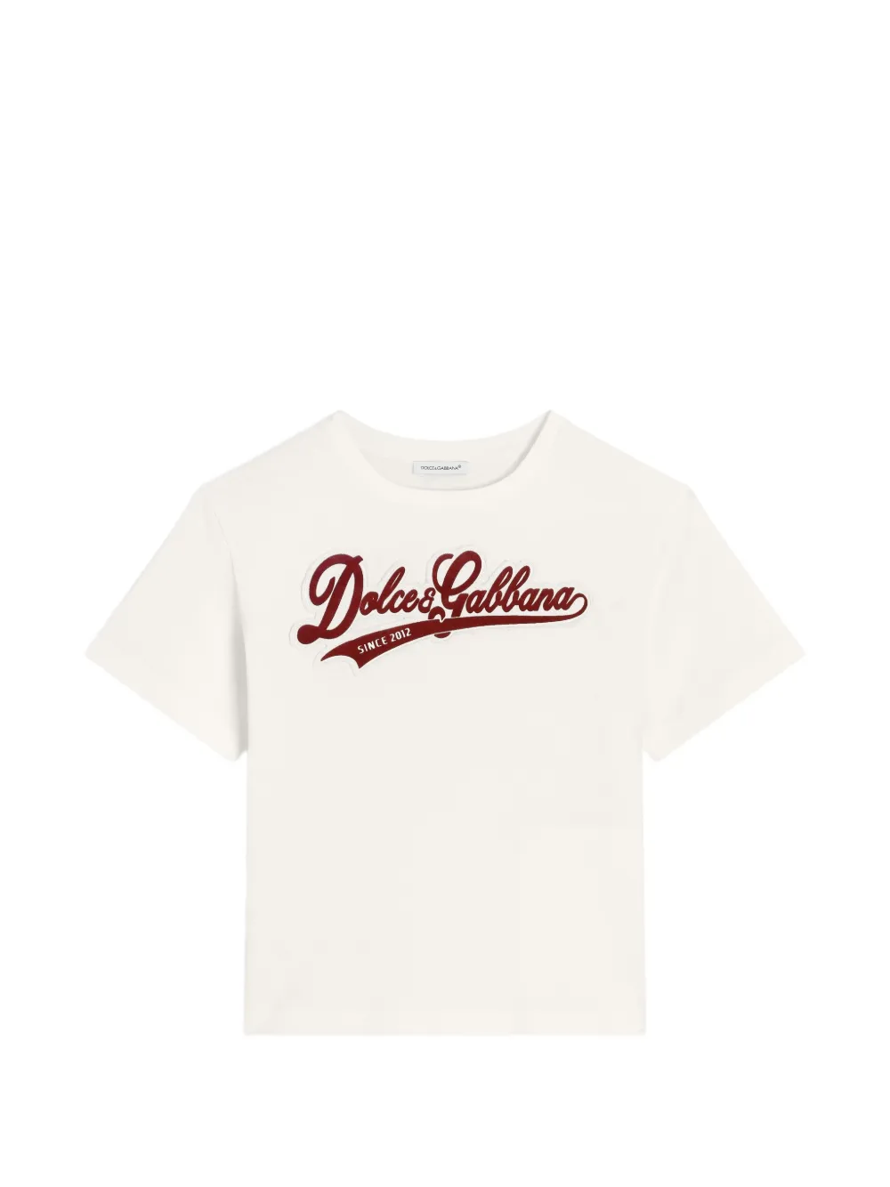 Dolce & Gabbana Kids T-Shirt mit Logo - Weiß