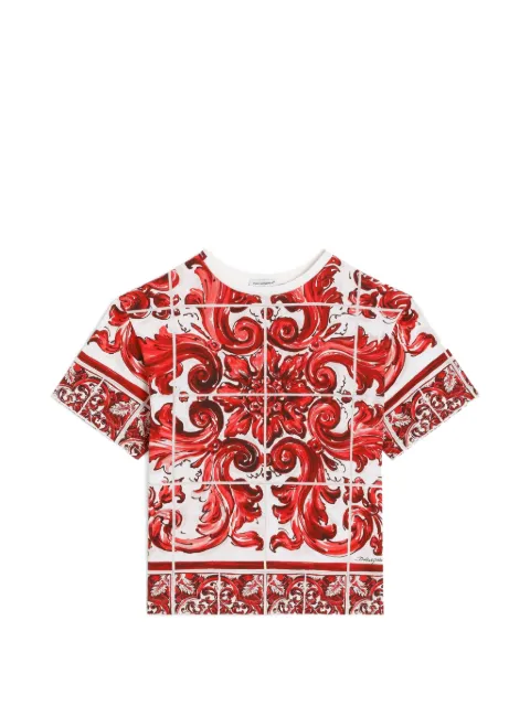 Dolce & Gabbana Kids Jersey T-shirt met print