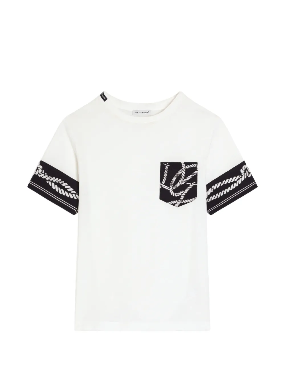 Dolce & Gabbana Kids T-Shirt aus Jersey - Weiß