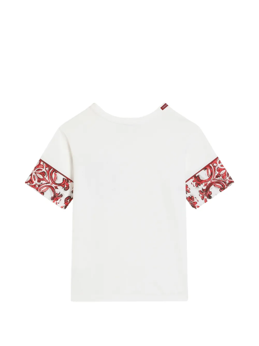 Dolce & Gabbana Kids Jersey T-shirt met print Wit