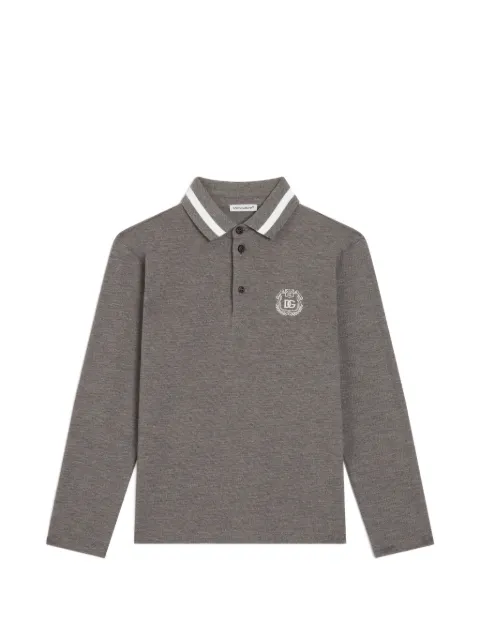 Dolce & Gabbana Kids playera tipo polo con logo