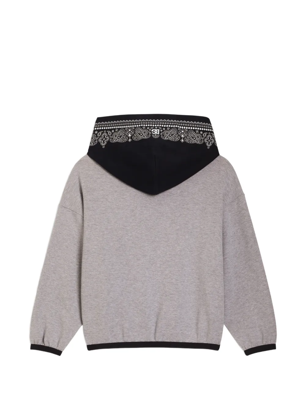 Dolce & Gabbana Kids Katoenen sweater met logo Grijs