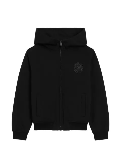 Dolce & Gabbana Kids cotton hooded sweatshirt with patch
