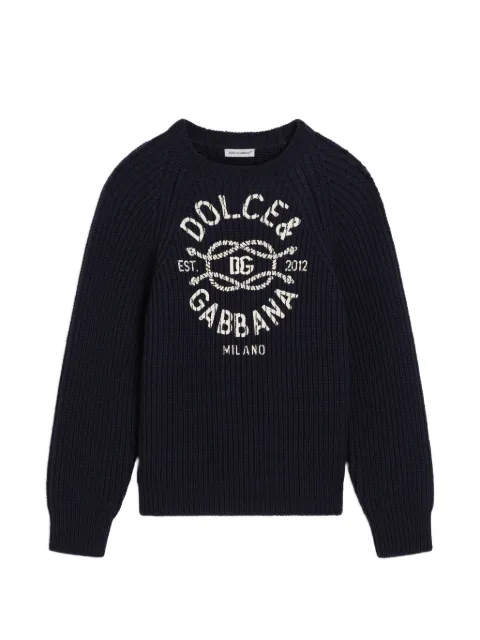 Dolce & Gabbana Kids pull en laine vierge