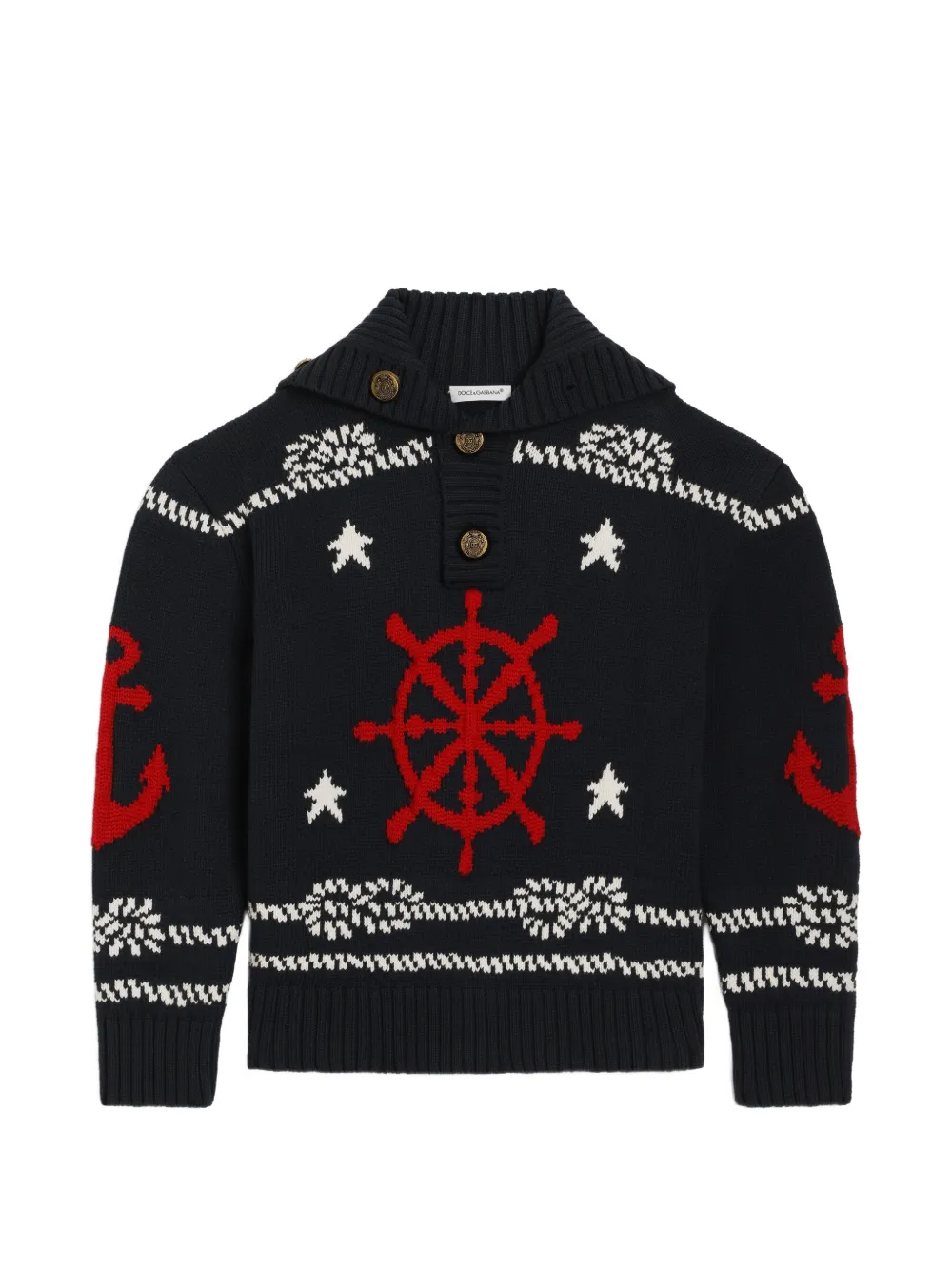 Dolce & Gabbana Kids Maglione Kinit - Blu