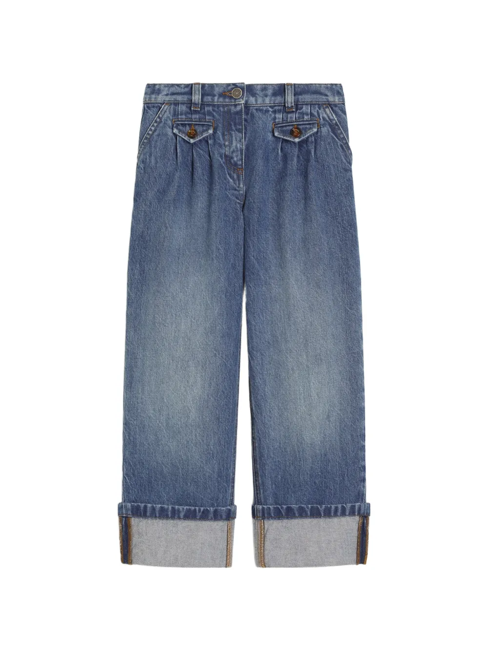 Dolce & Gabbana Kids 5-POCKET DENIM TROUSERS - Blau