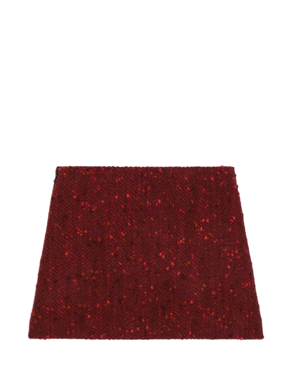 Dolce & Gabbana Kids Bouclé rok met chevron-patroon Rood