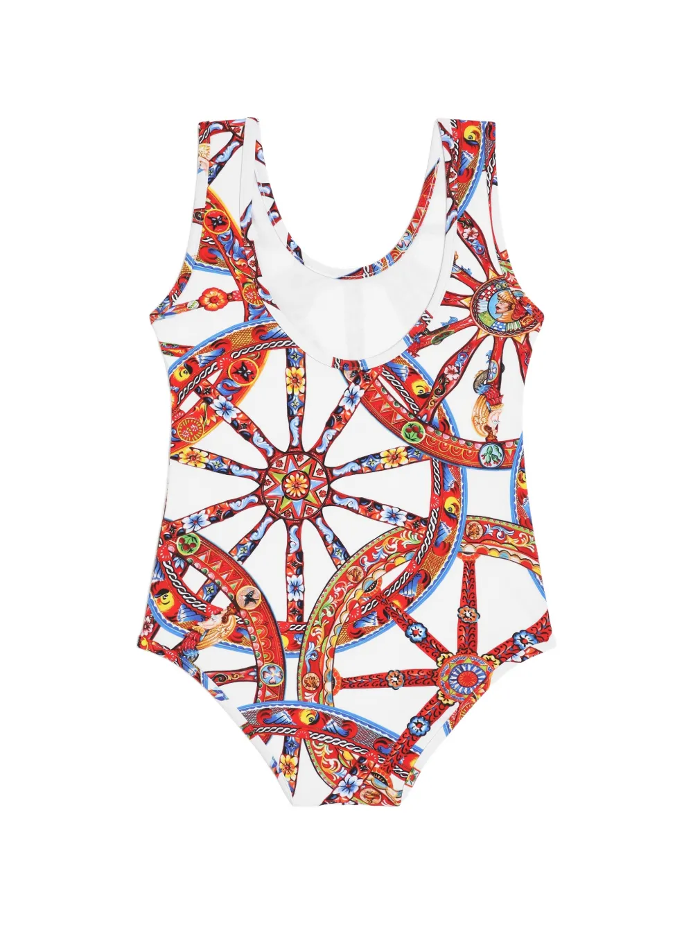 Dolce & Gabbana Kids Badpak met print Wit