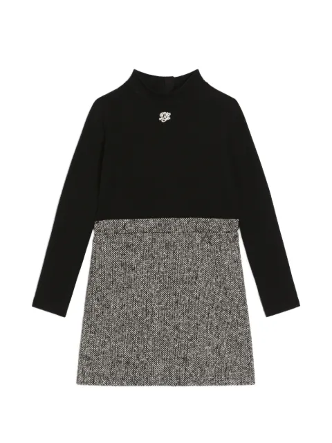 Dolce & Gabbana Kids mix material dress