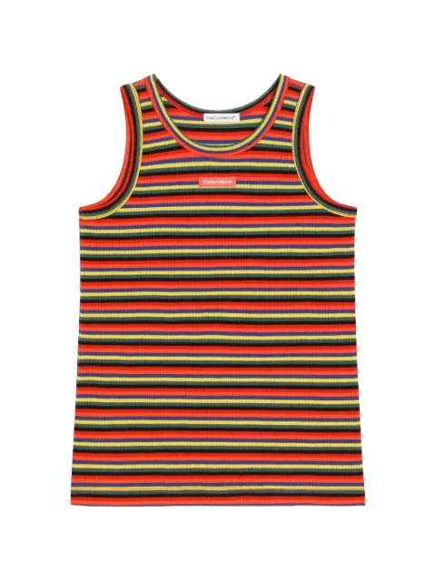 Dolce & Gabbana Kids striped jersey top