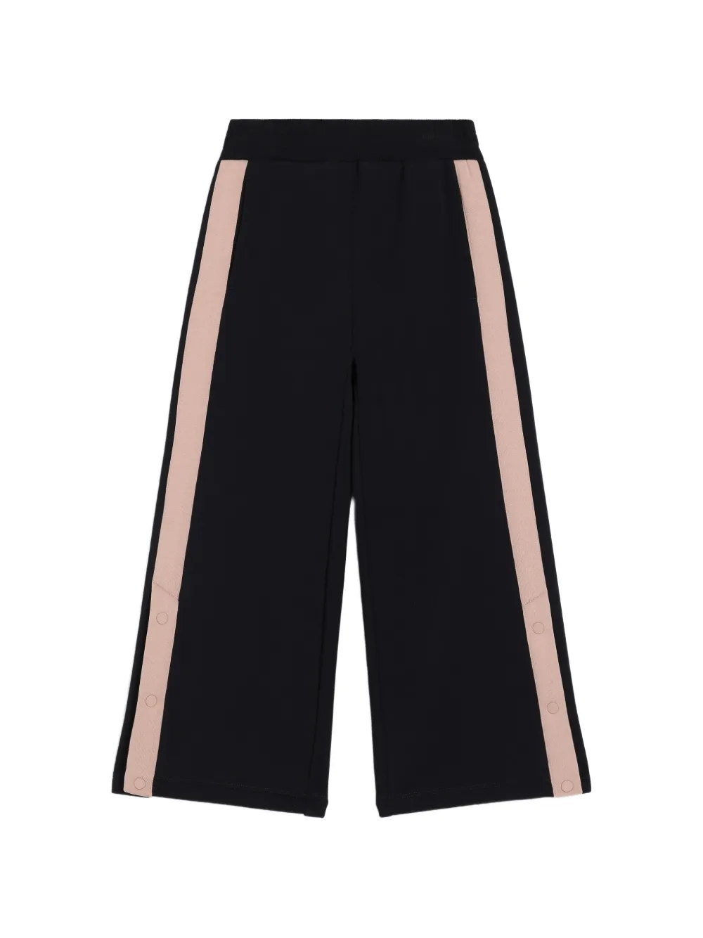 Dolce & Gabbana Kids Pantaloni in cotone con logo - Blu