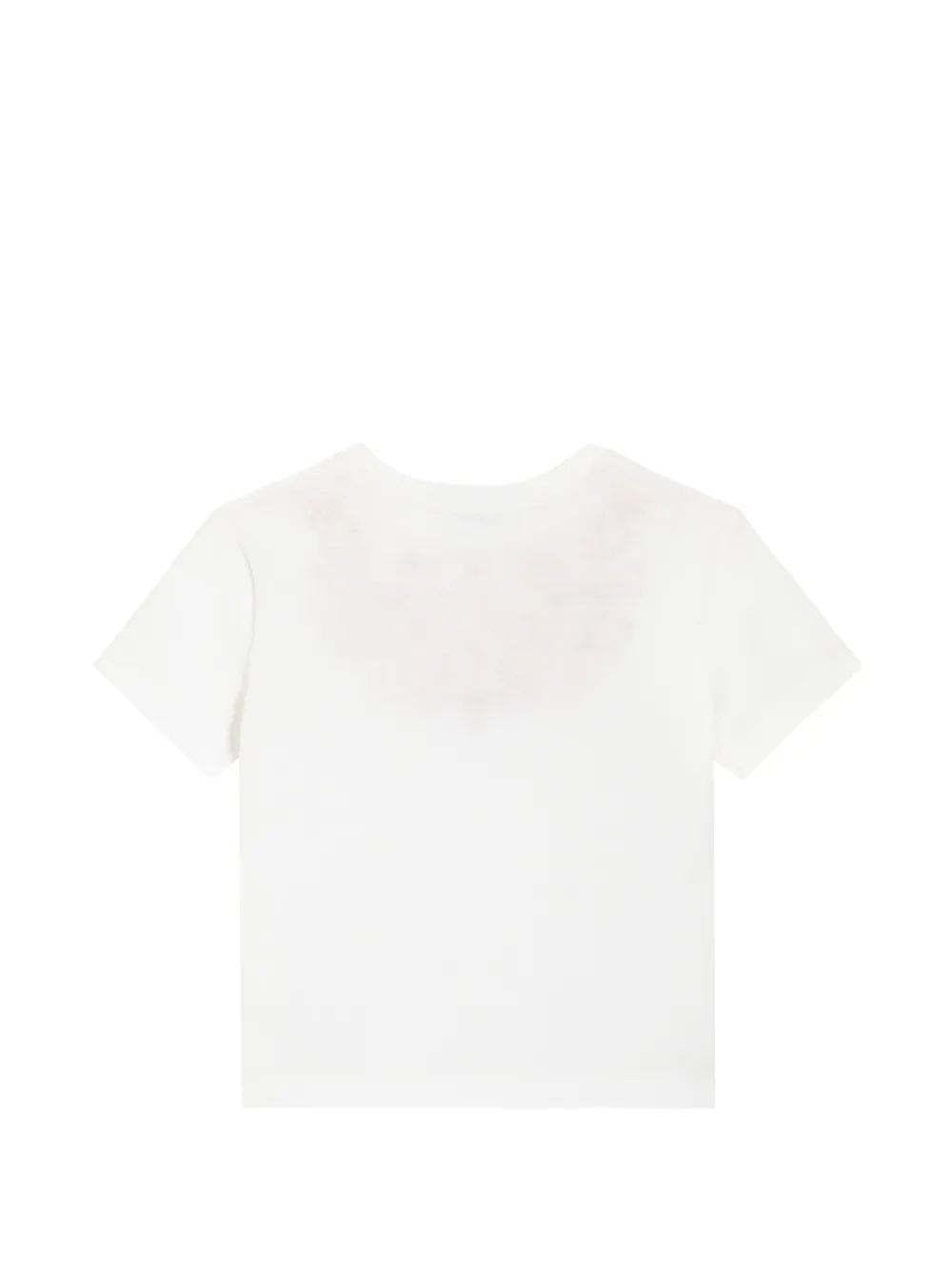 Dolce & Gabbana Kids Jersey T-shirt met print en borduurwerk Wit