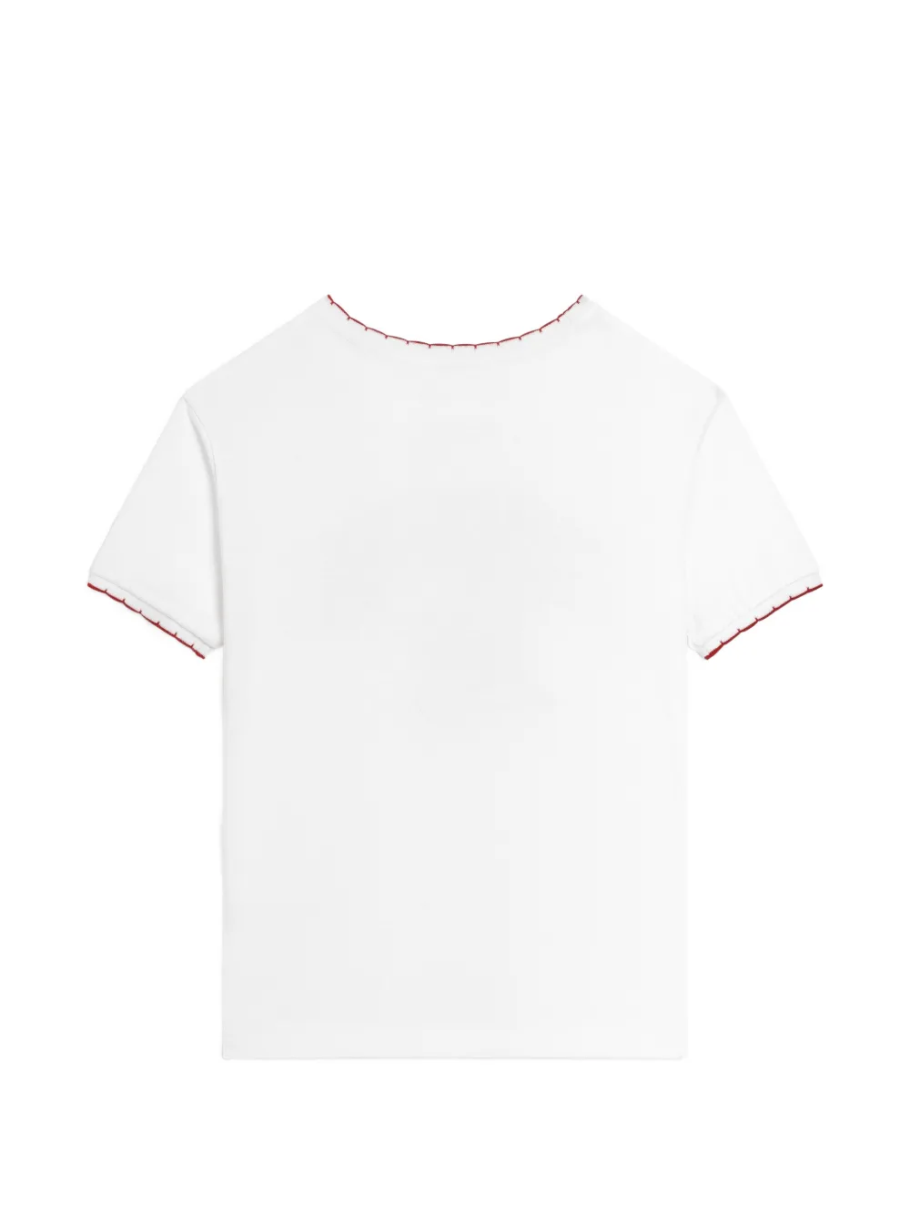Dolce & Gabbana Kids Jersey T-shirt met logo Wit