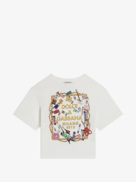 Dolce & Gabbana Kids T-Shirt aus Baumwolle