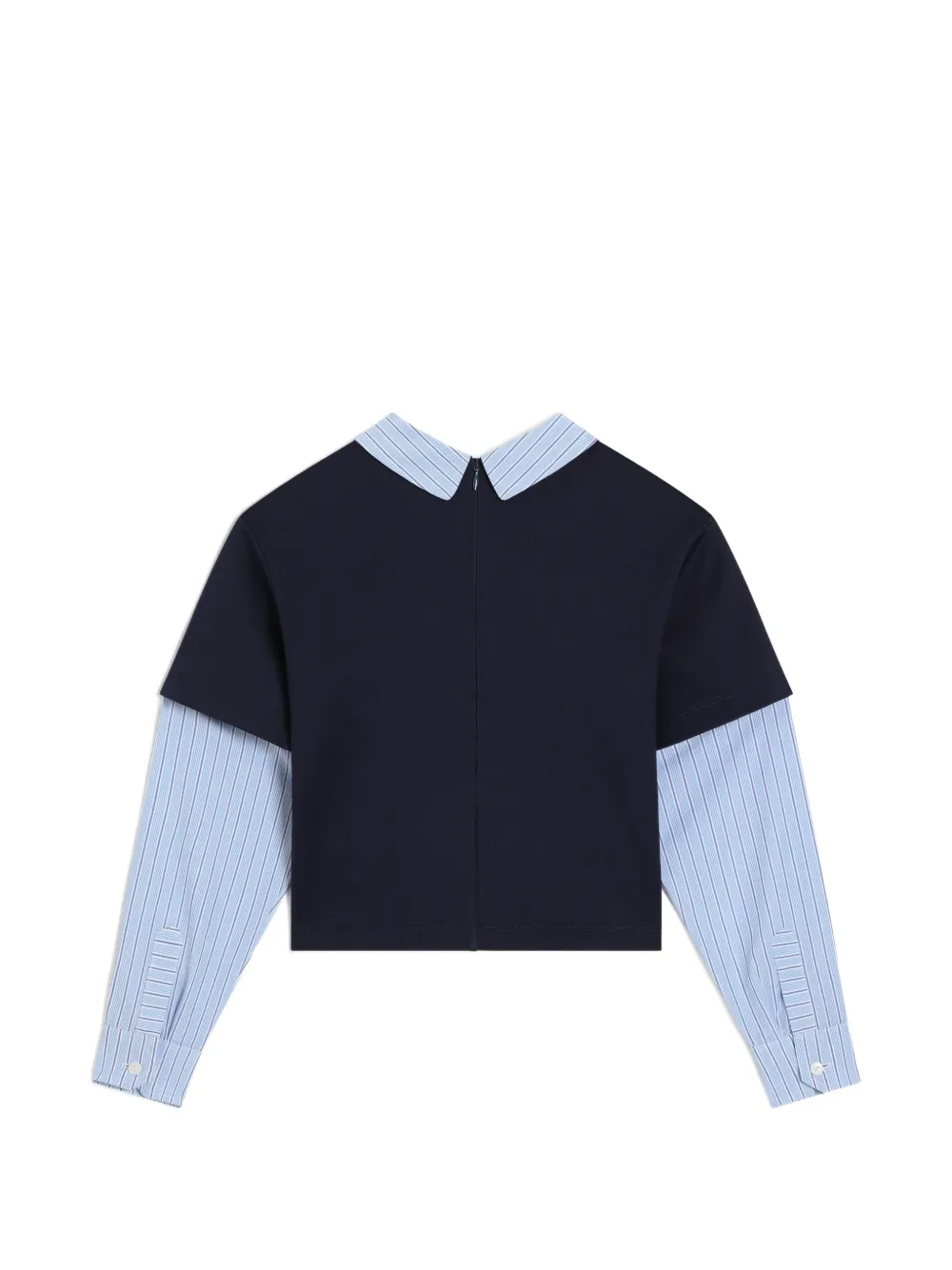 Dolce & Gabbana Kids Jersey T-shirt met logo Blauw