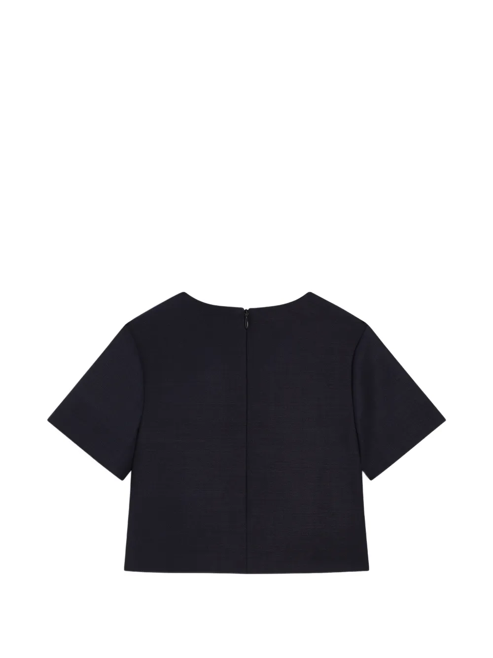 Dolce & Gabbana Kids Wollen crêpe blouse met strikken Blauw