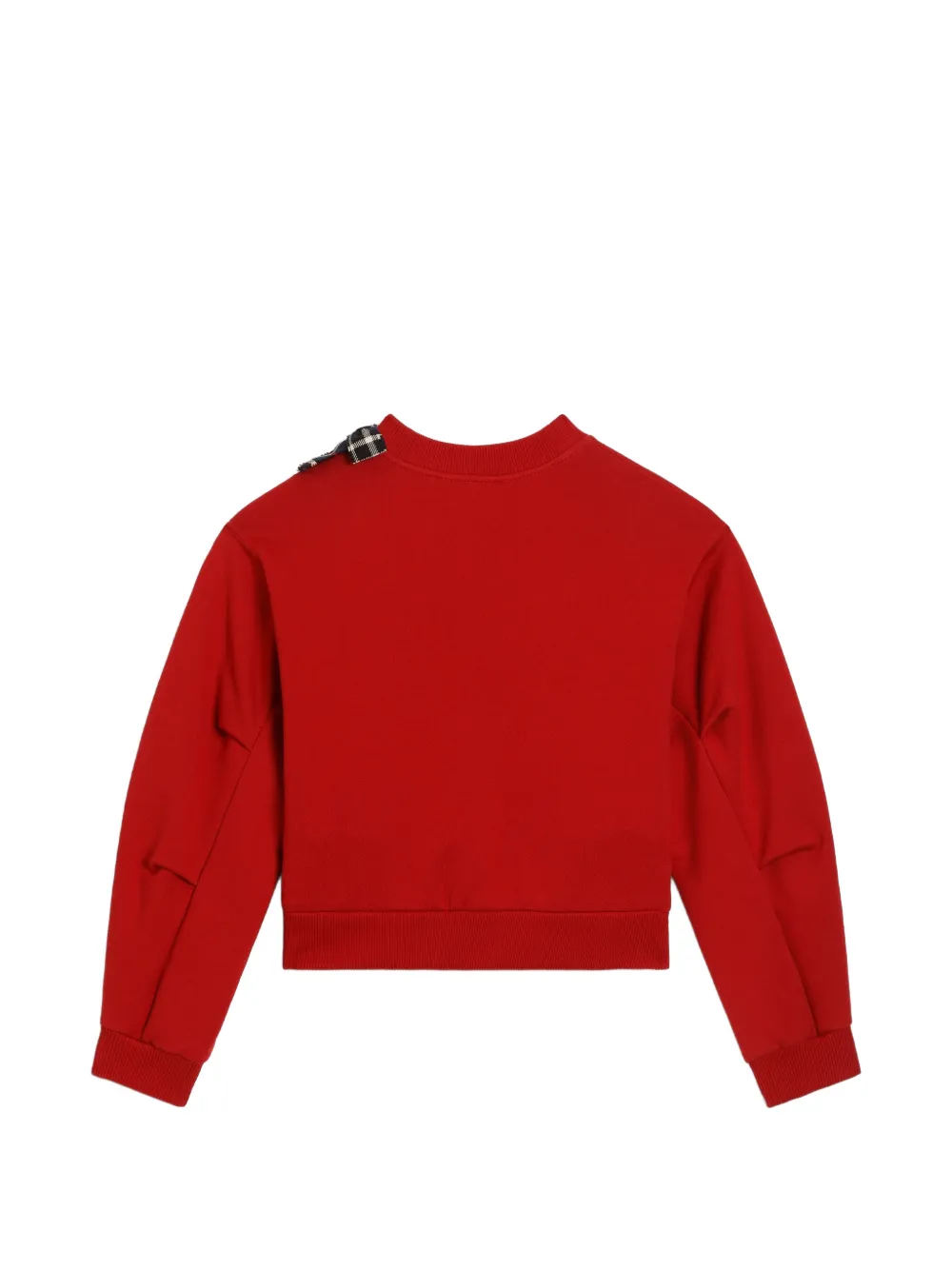 Dolce & Gabbana Kids Katoenen sweater met strikken Rood