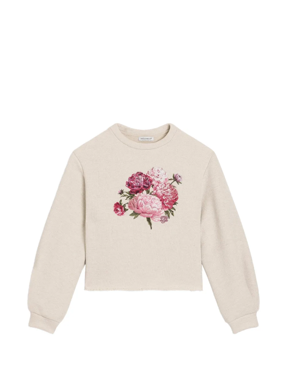 Dolce & Gabbana Kids cotton sweatshirt - Toni neutri