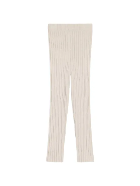 Dolce & Gabbana Kids rib knit virgin wool leggings