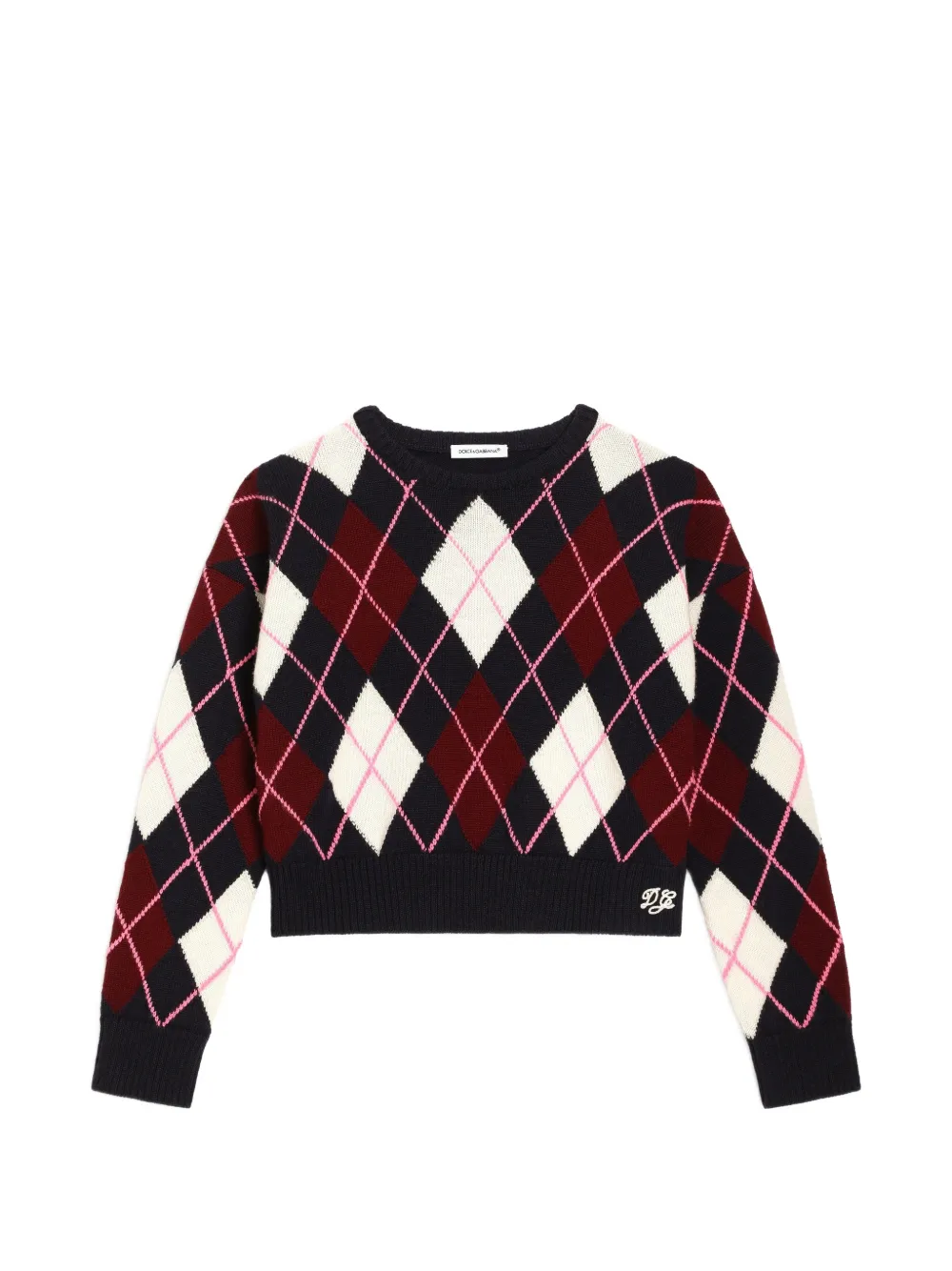 Dolce & Gabbana Kids Maglione in maglia - Blu