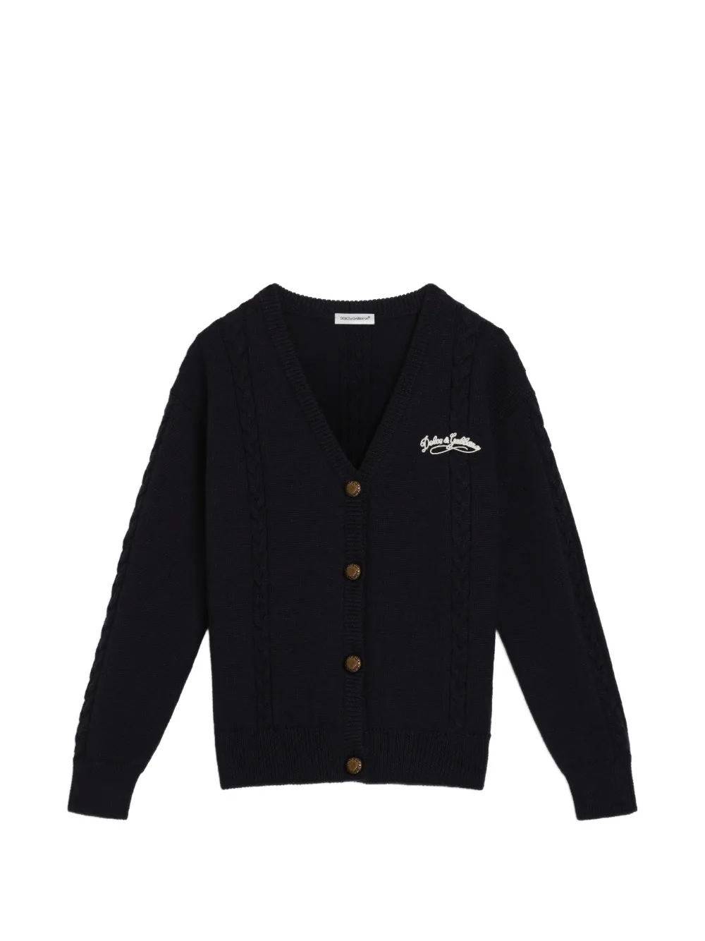 Dolce & Gabbana Kids Klassischer Cardigan - Blau