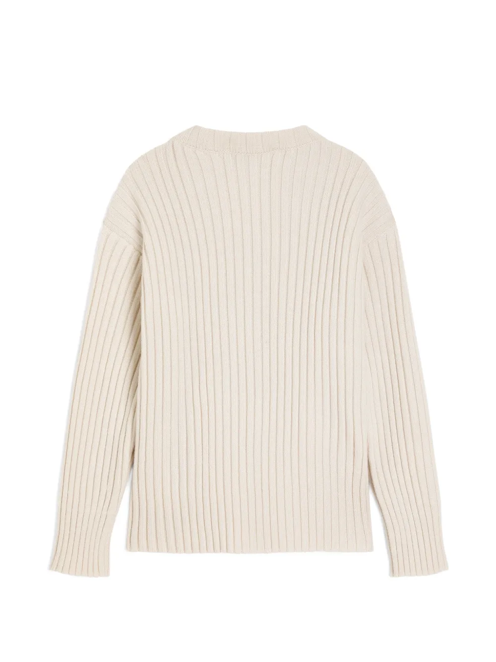 Dolce & Gabbana Kids Ribgebreid vest van scheerwol Wit