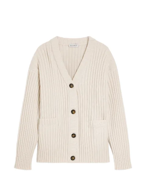Dolce & Gabbana Kids virgin wool rib knit cardigan