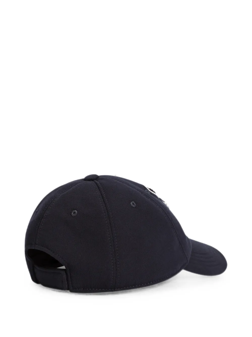 Dolce & Gabbana Kids Fleece honkbalpet met logo Blauw