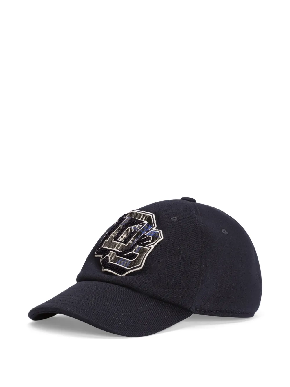 Dolce & Gabbana Kids Fleece-Baseballkappe mit Logo - Blau