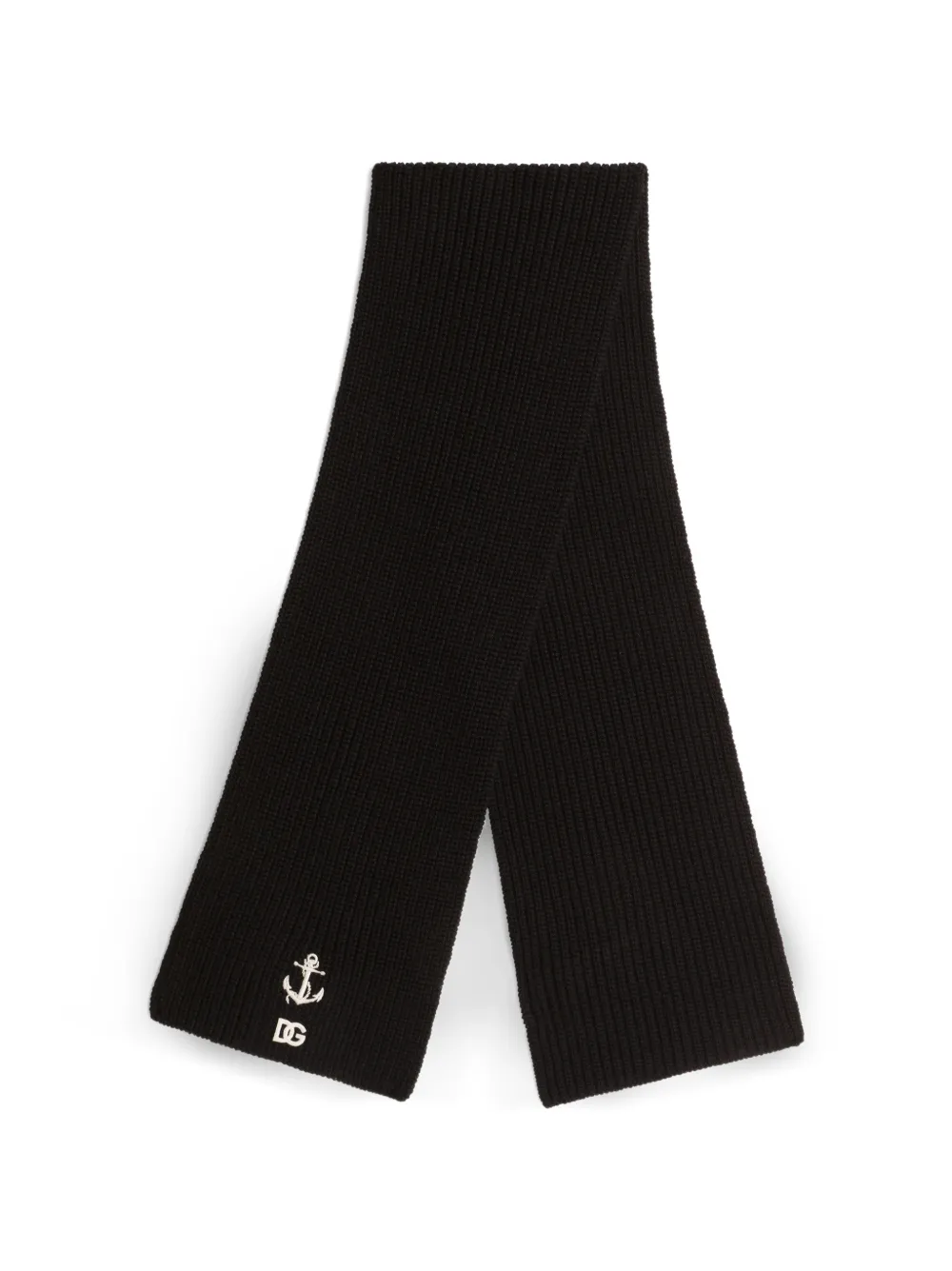 Dolce & Gabbana Kids ribbed knit scarf - Blu