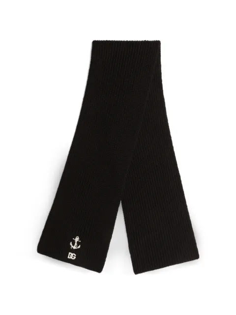 Dolce & Gabbana Kids ribbed knit scarf