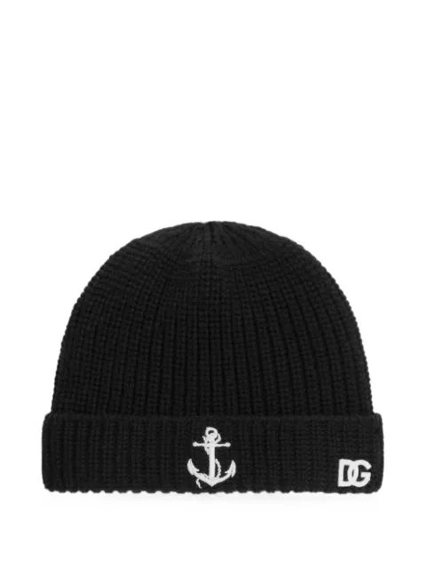 Dolce & Gabbana Kids gorro de canalé