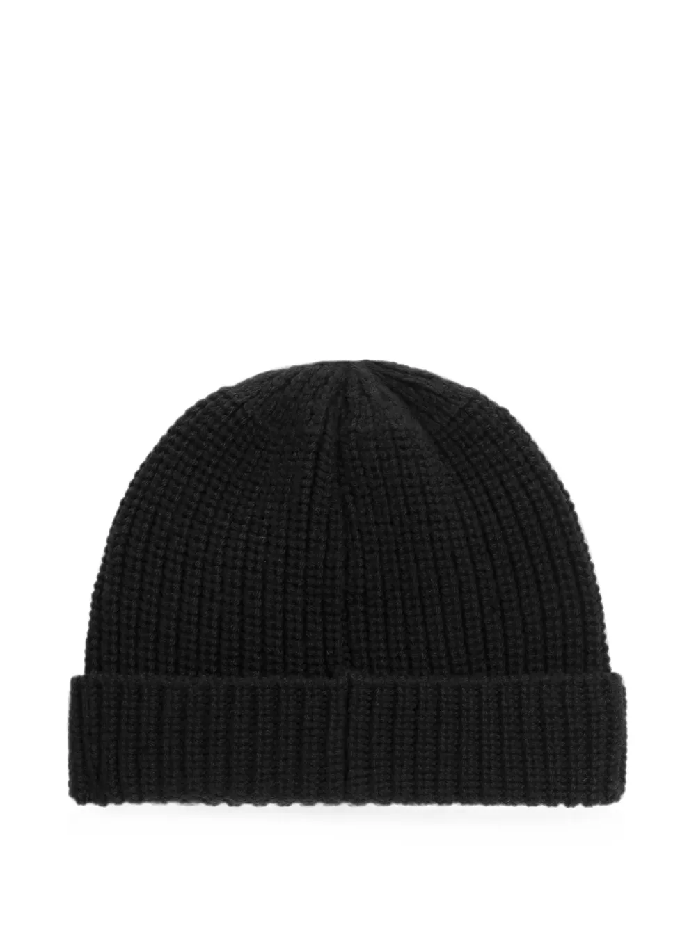 Dolce & Gabbana Kids Ribgebreide muts Zwart