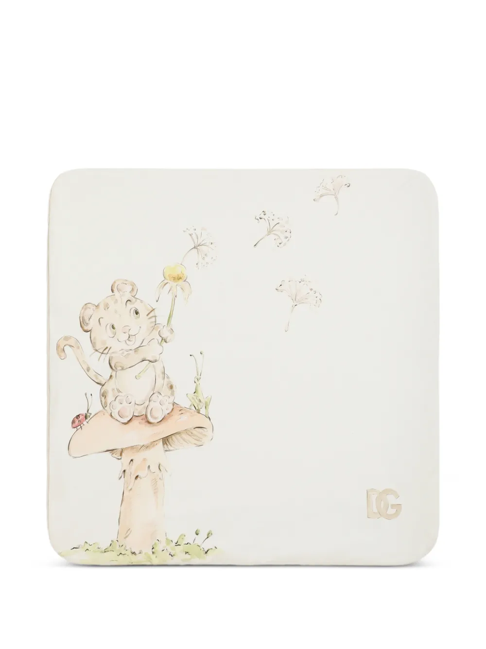 Dolce & Gabbana Kids Interlock Decke - Nude