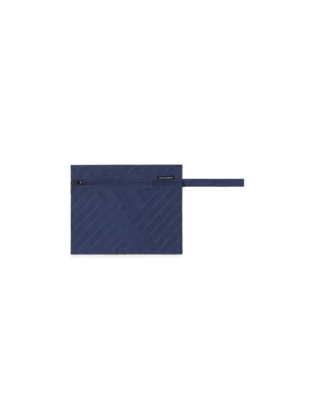 Dolce & Gabbana Zwembroek met jacquard en logo Blauw