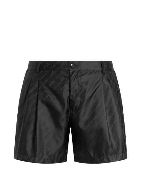 Dolce & Gabbana bóxer de playa con logo en jacquard
