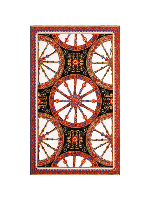 Dolce & Gabbana Carretto-print terry beach towel