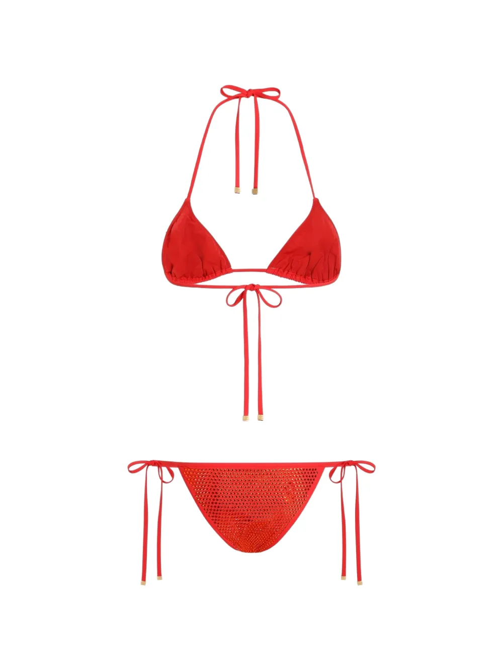 Dolce & Gabbana Triangelvormige bikini Oranje
