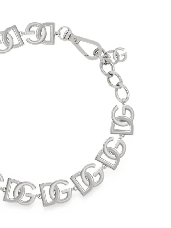 Dolce & Gabbana DGロゴ ネックレス | シルバートーン | FARFETCH JP
