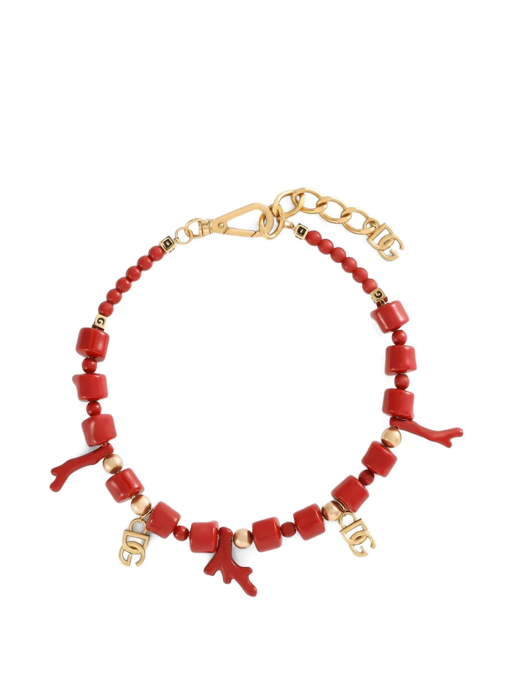 Dolce & Gabbana Collana Rami Corallo - Oro